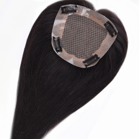 Back Comb Topper  HairOriginals 5*5 Natural Black 18