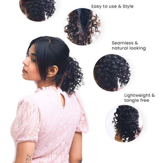 Curly Hair Top Knot  HairOriginals   