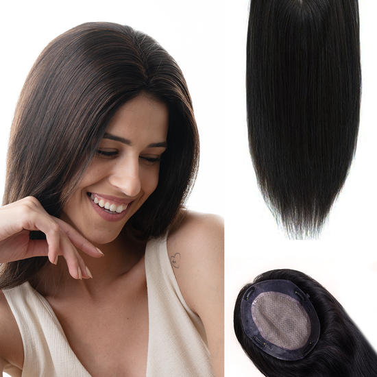 Big Scalp Topper - Pure Silk Base & 100% Human Hair  HairOriginals   