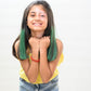 Streaks For Kids  HairOriginals Emerald Green 12 Inch 1 Streak