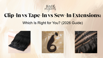 Clip-In vs Tape-In vs Sew-In Extensions: Which Is Right for You? (2026 Guide)