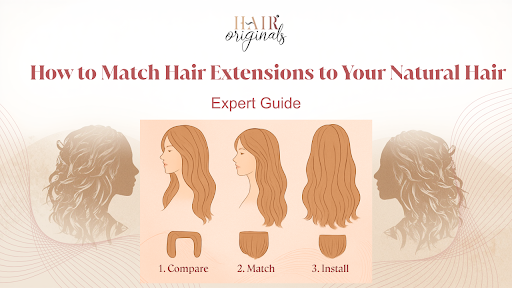 How to Match Hair Extensions to Your Natural Hair: The Complete Colour Matching Guide