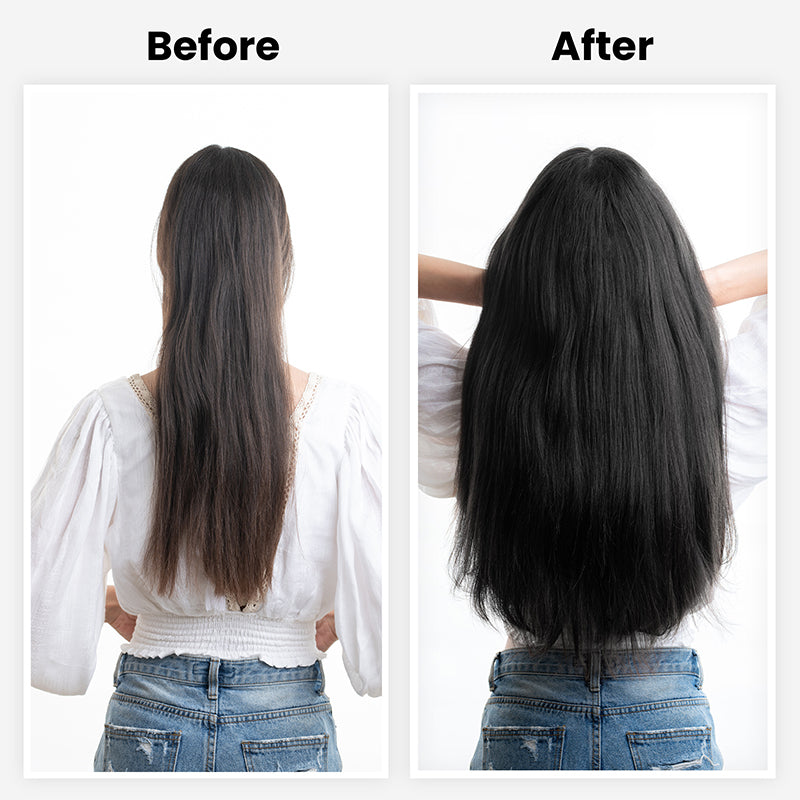 Halo Hair Extensions | Black & Brown Color | Volumizers & Clip-in Hair Extensions Hair Extensions HairOriginals