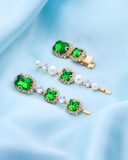 Emerald Pearl Clip  HairOriginals   