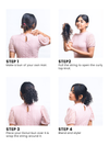 Curly Hair Top Knot HairOriginals