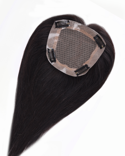 Back Comb Topper  HairOriginals 5*5 Natural Black 18