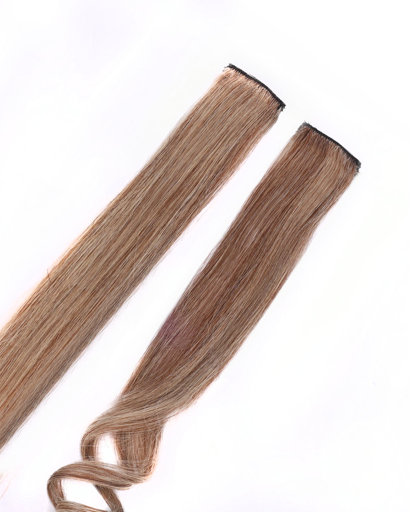 Clip in Hair Streaks  HairOriginals 14 Inch Golden Brown 