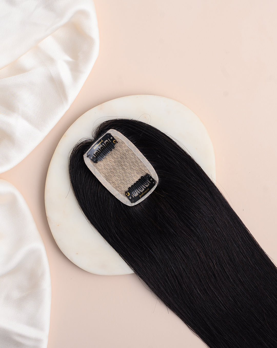 Small Scalp Topper - Pure Silk Base & 100% Human Hair  HairOriginals 3*2 Natural Black 20 Inch