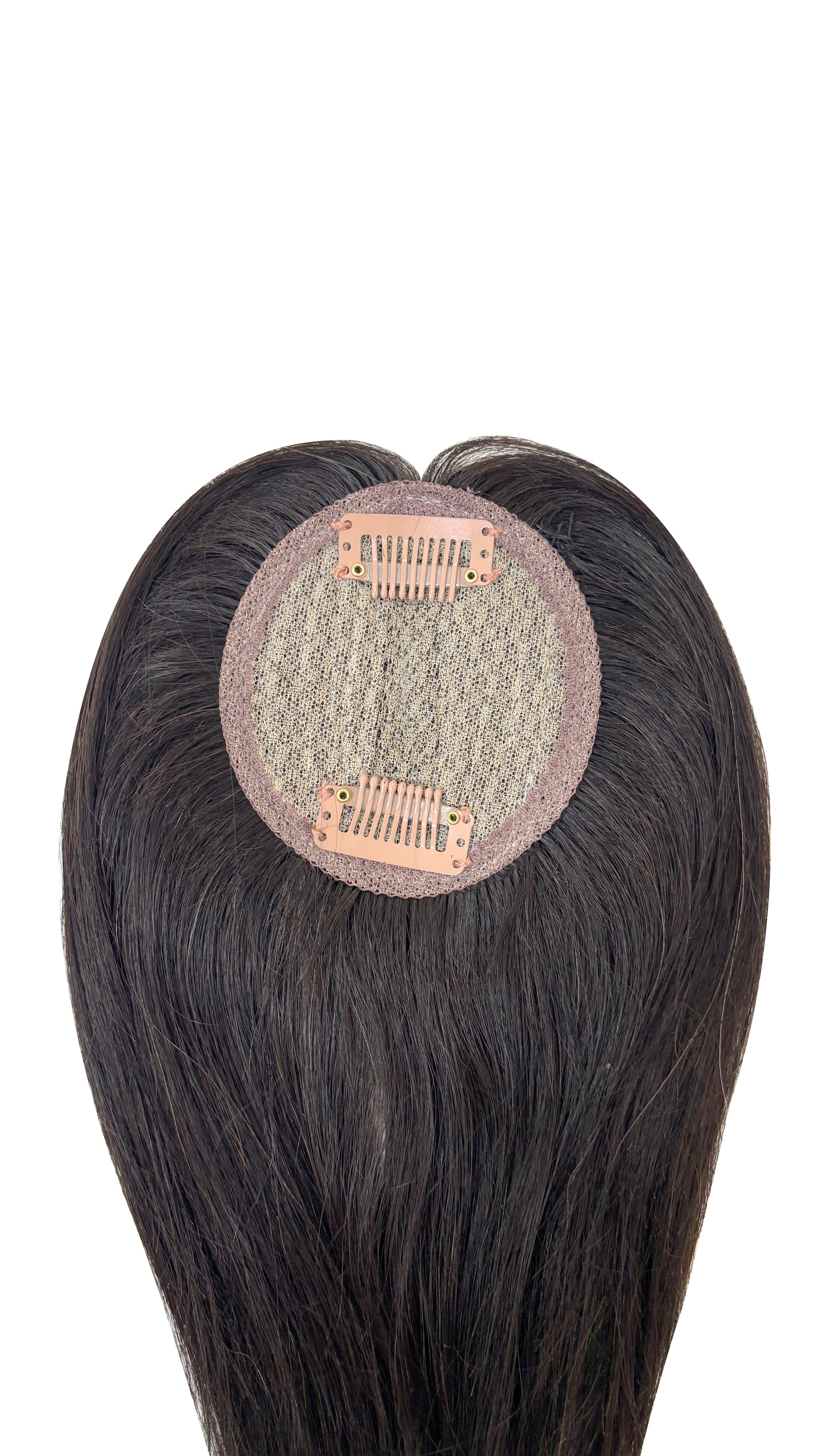 Lace Topper | Semi Woven Oval Shape | 3x3 | 100% Human Hair Extensions Hair Extensions HairOriginals Natural black