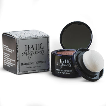 Hairline Powder | Instantly Conceals Hair Loss | Root Touch Up Hair Powder for Women & Men Hair Powder HairOriginals Natural Brown