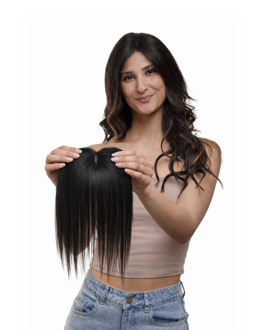 Pixie Lace Topper | 4x3 | 100% Human Hair Extensions