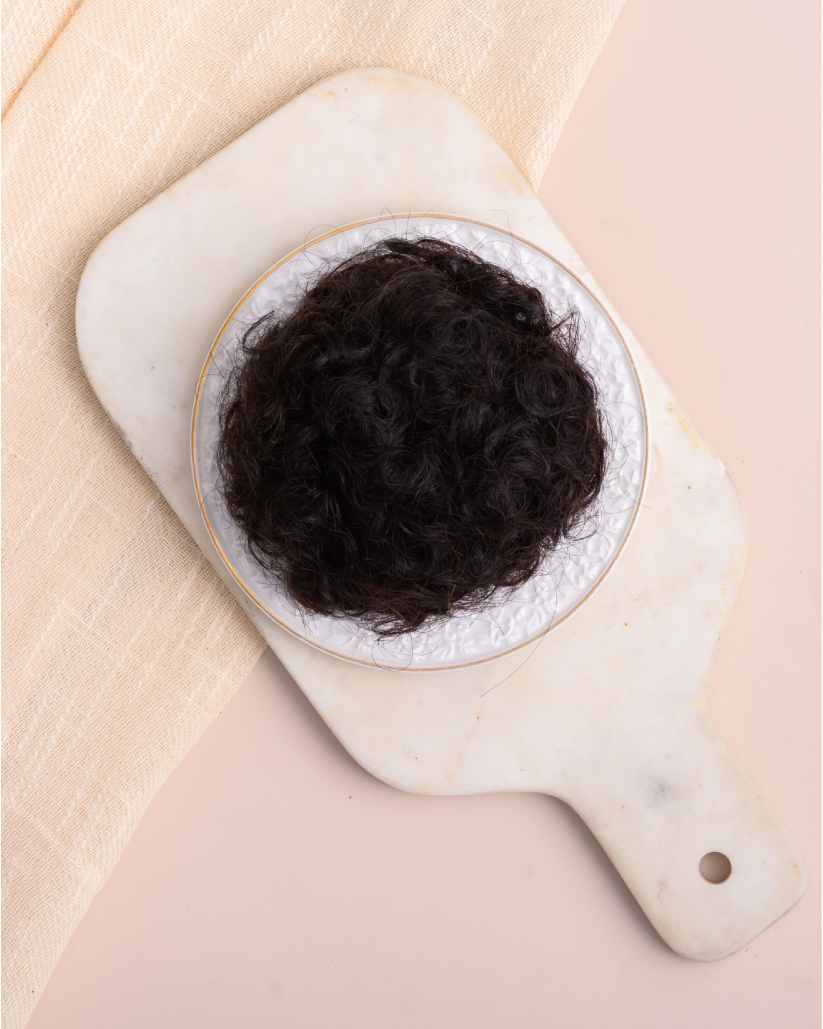 Curly Donut Bun Hair Extension  HairOriginals Natural Black  