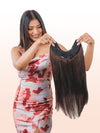 U-Shaped Volumizers Hair Extensions Hair Extensions HairOriginals Natural Black 16 Inch Natural Wavy