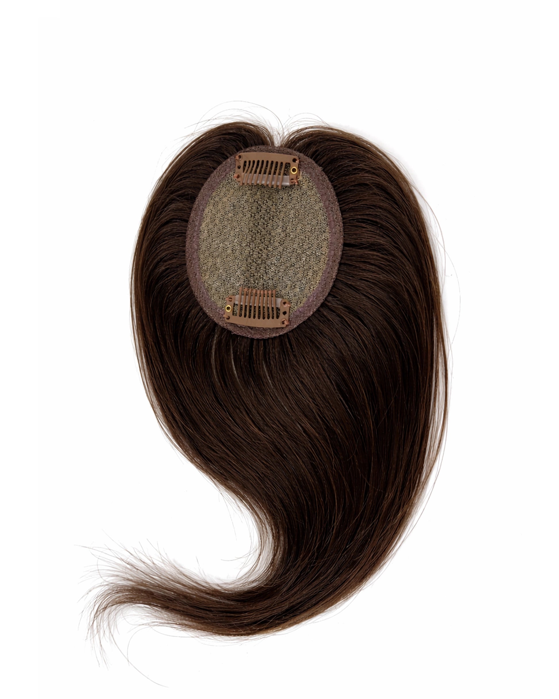 Lace Topper | Semi Woven Oval Shape | 3x3 | 100% Human Hair Extensions Hair Extensions HairOriginals Natural brown