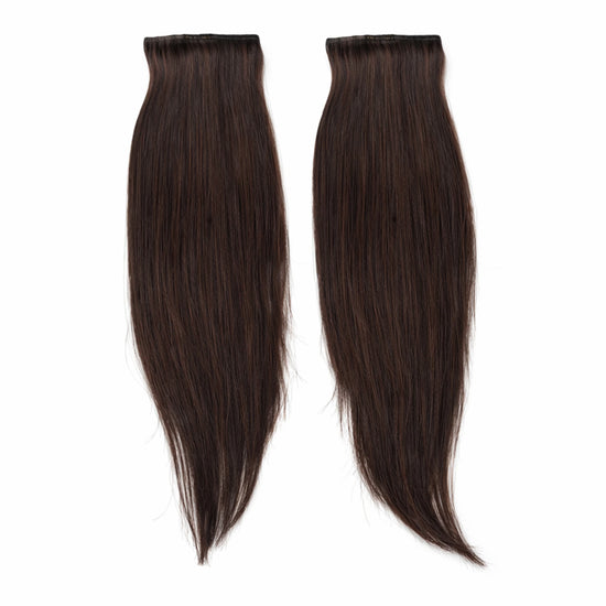 Layered Side Patch Hair Extensions HairOriginals 10 - 12 Natural brown