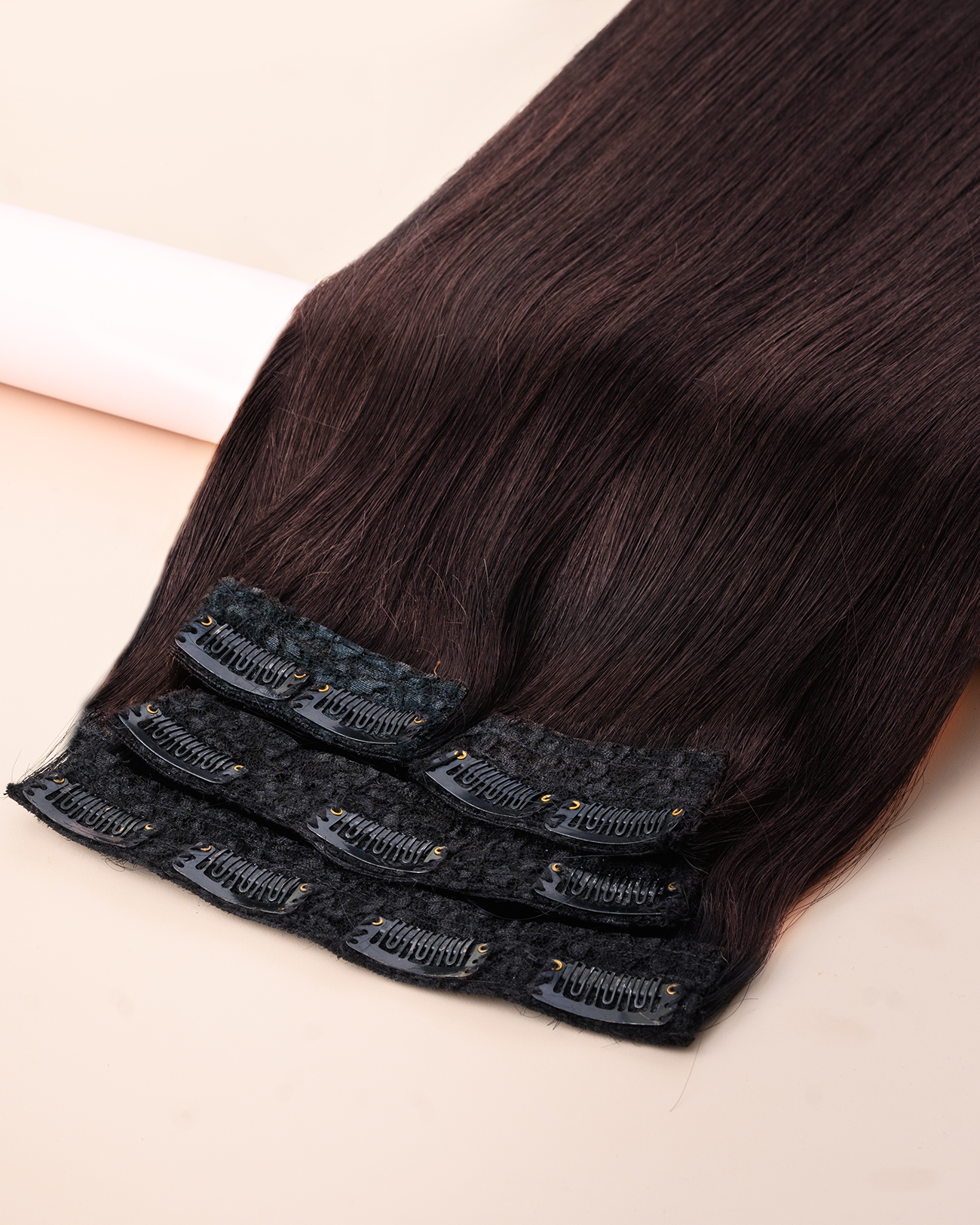 Classic 4 Piece Set | Clip-in Hair Extensions for Women HairOriginals 16 Inch Natural Wavy Natural Brown