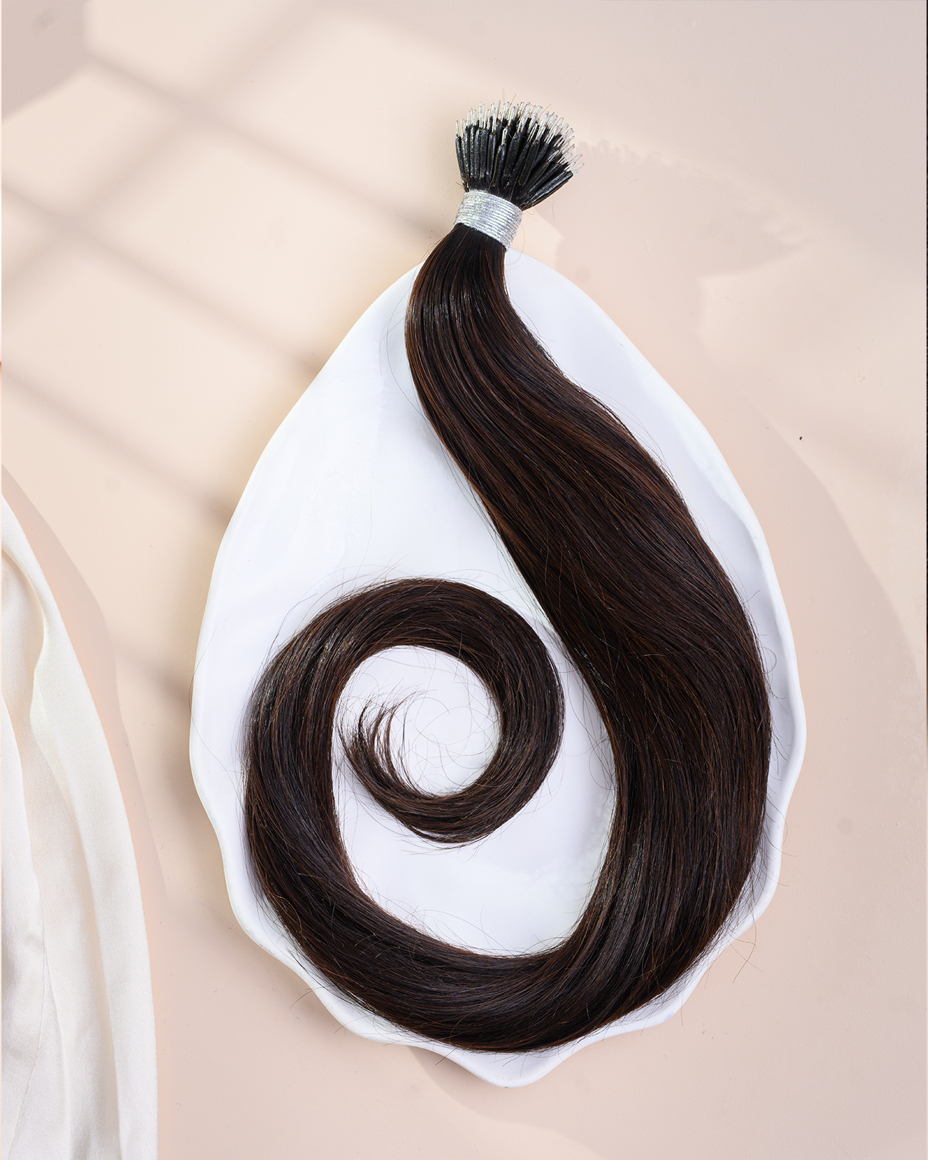 Nano-Tip (Metal Wire Based) | Permanent Hair Extensions  HairOriginals 18 Inch 100 Natural Brown