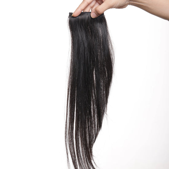 Layered Side Patch Hair Extensions HairOriginals 10 - 12 Natural Black