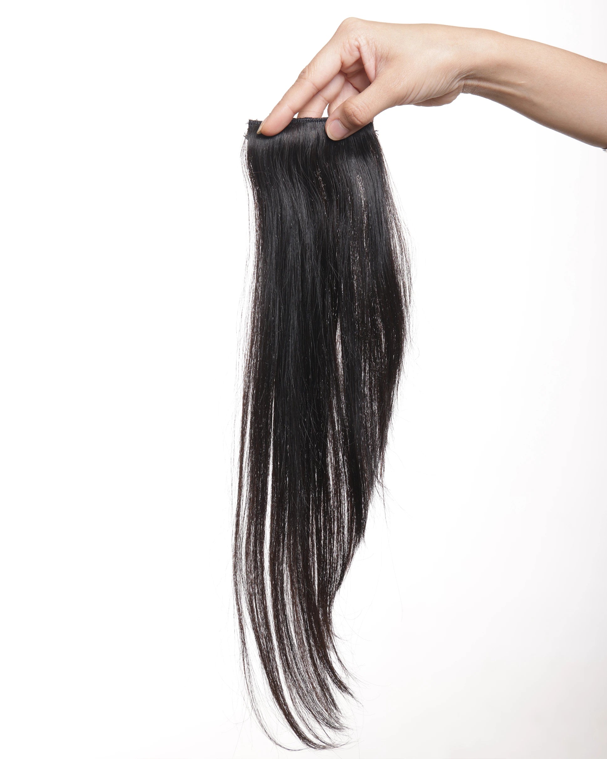 Layered Side Patch Hair Extensions HairOriginals 10 - 12 Natural Black