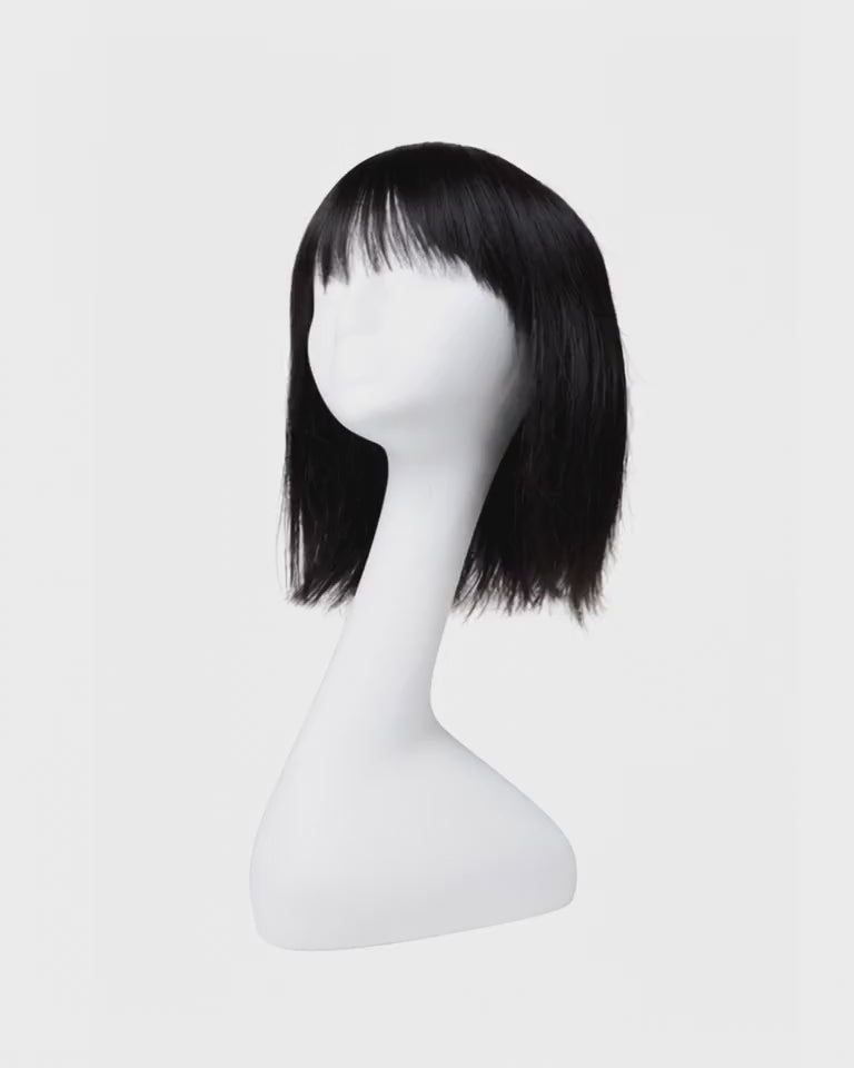 Wig with Bangs Hair Extensions | Original Hair Wigs For Women | Natural Black Hair Extensions HairOriginals