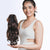 Claw Clip Ponytail  HairOriginals Brown Curly 12 Inch