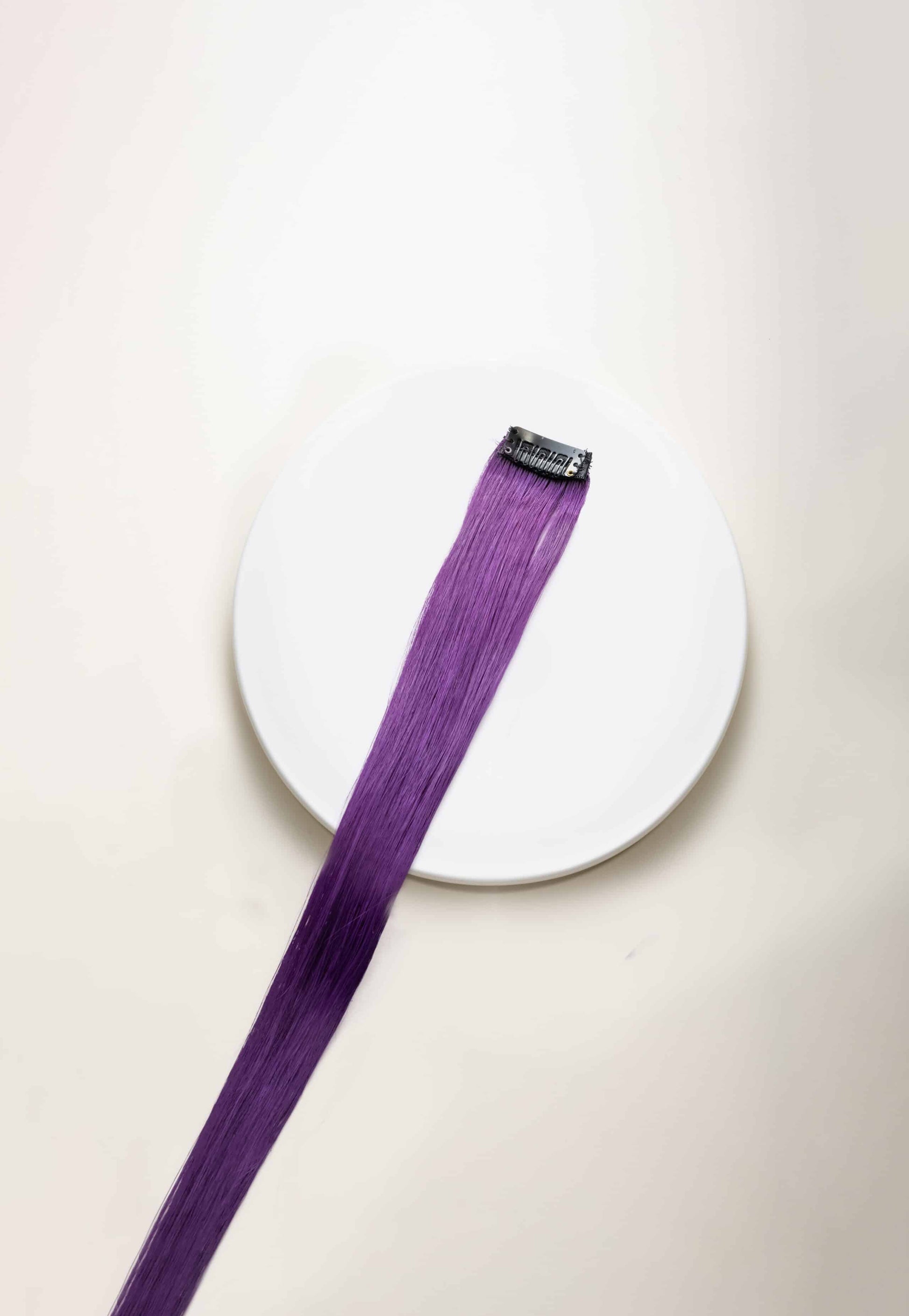 Clip in Hair Streaks  HairOriginals 12 Inch Purple Martini 